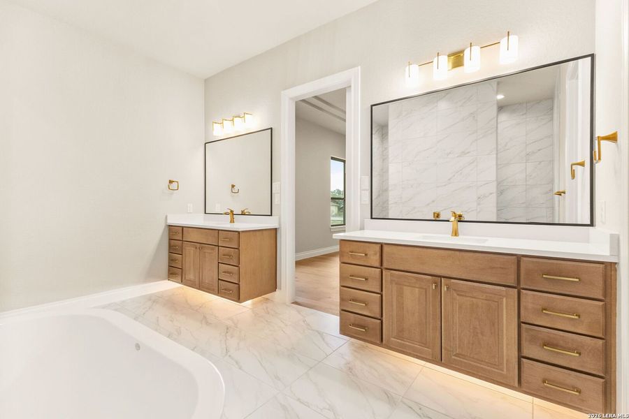 Furnished interior view inside a new home in , Spring Branch (Image 7).