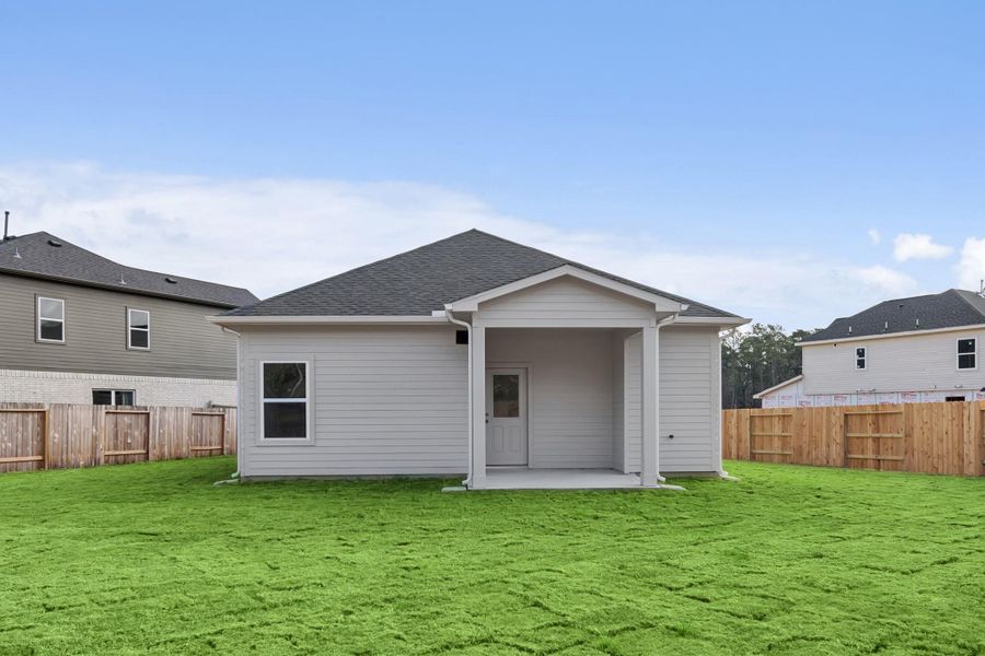 The Mockingbird II- Rear Covered Patio The Mockingbird II- Rear Covered Patio