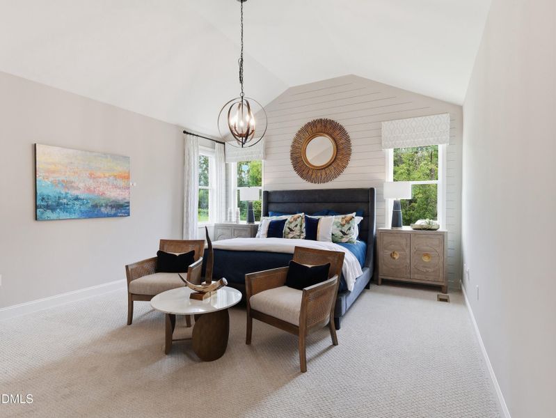 Furnished interior view inside a new home in The View, Durham (Image 18).