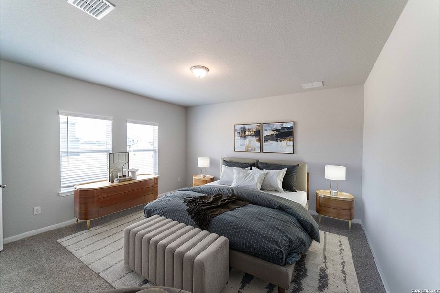 Furnished interior view inside a new home in Morgan Meadows, San Antonio (Image 13).