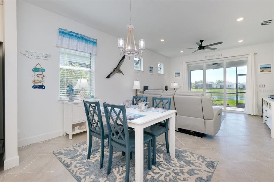 Furnished interior view inside a new home in BeachWalk by Manasota Key, Englewood (Image 15).