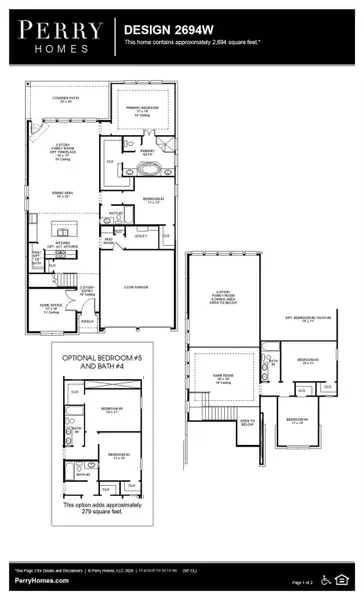 2D floor plan layout of this home in Amira 50', Tomball, TX (Image 4). 2D floor plan layout of this home in Amira 50', Tomball, TX (Image 4).