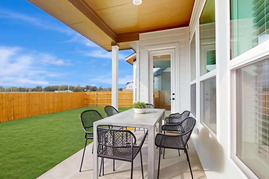 Patio- Virtually Staged