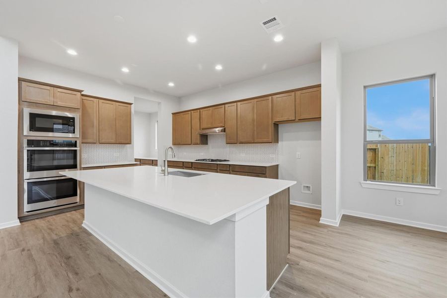 Furnished interior view inside a new home in Canterra Creek  60', Iowa Colony (Image 13).
