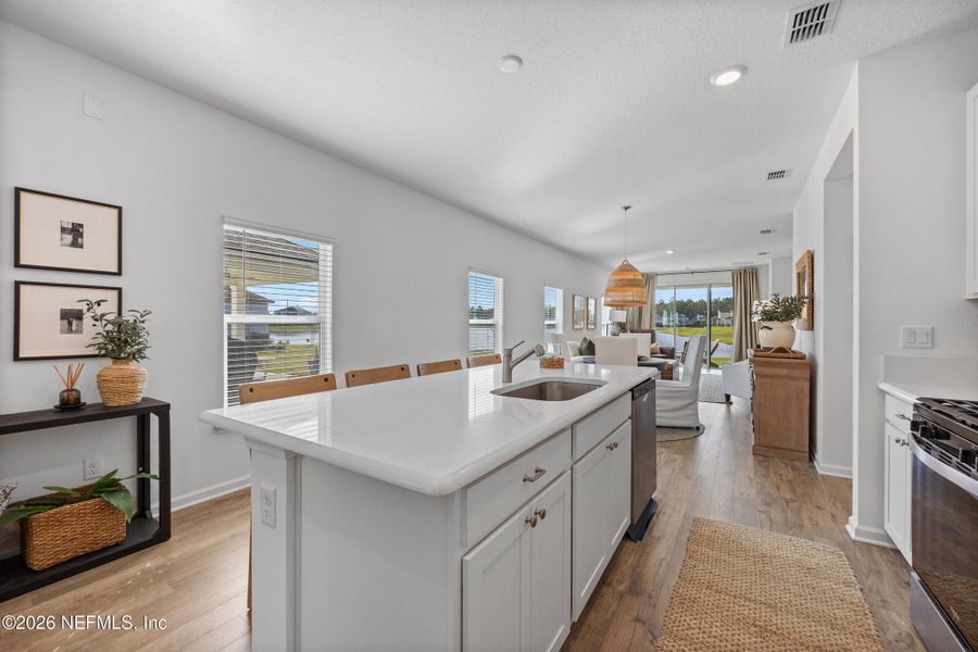 Furnished interior view inside a new home in , St. Augustine (Image 11).