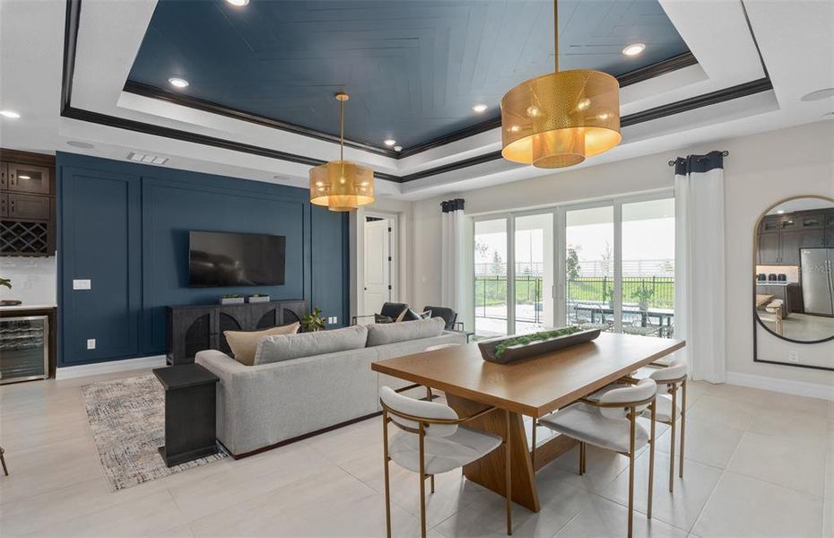 Furnished interior view inside a new home in Parkside Trails, Clermont (Image 31). Furnished interior view inside a new home in Parkside Trails, Clermont (Image 31).