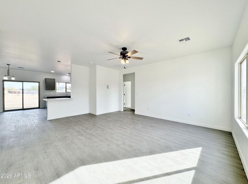 Great room from entry