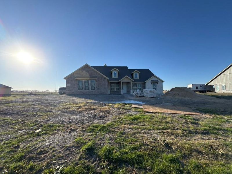 View of front of home with a patio View of front of home with a patio