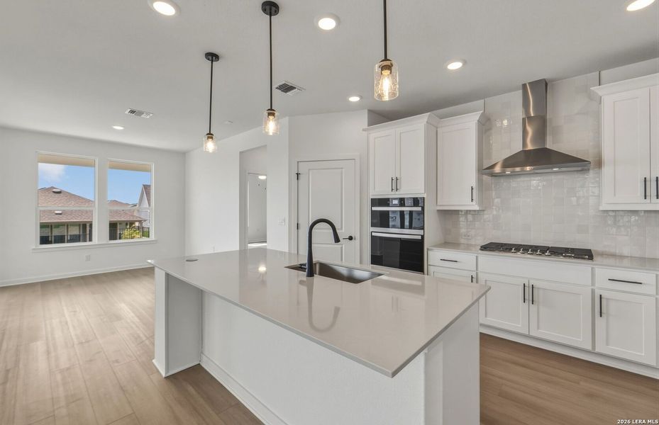 Furnished interior view inside a new home in , New Braunfels (Image 5).