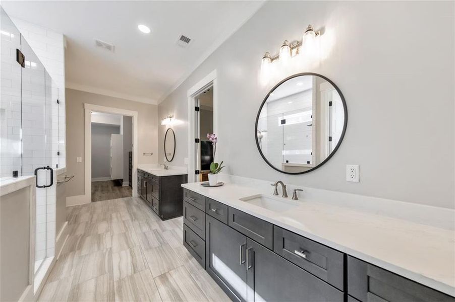 Furnished interior view inside a new home in , Woodstock (Image 32).