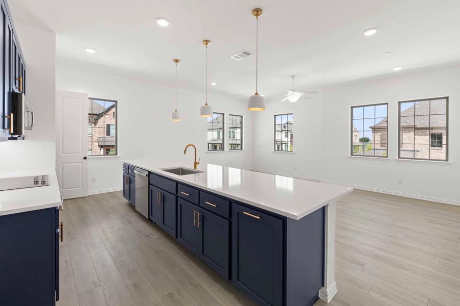 Open Kitchen-Living-Dining Room featuring the Sapphire Collection Open Kitchen-Living-Dining Room featuring the Sapphire Collection