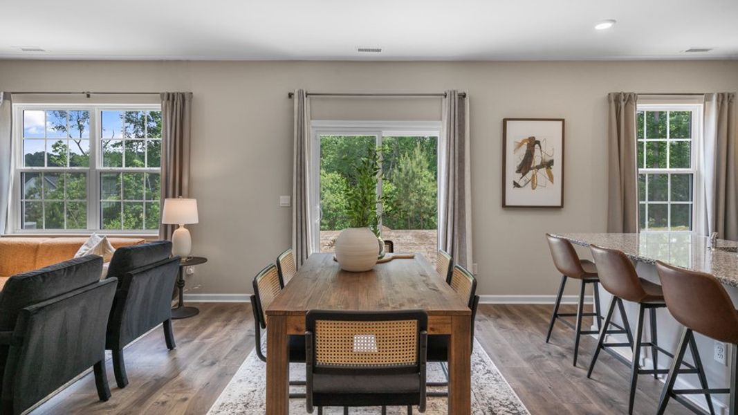 Furnished interior view inside a new home in The Preserve at Kinsley, Jamestown (Image 6).