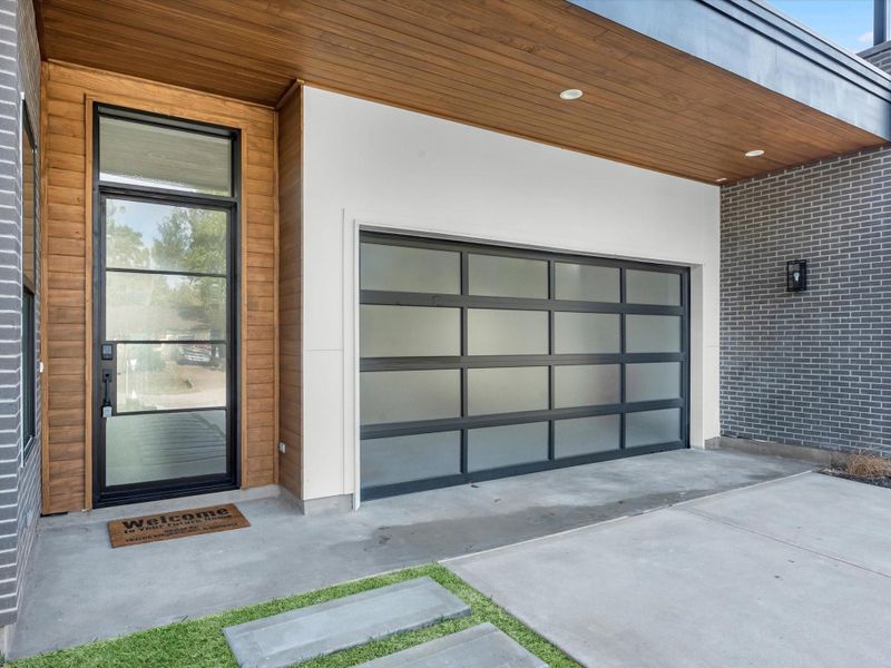 Classy entranceway greets you - welcome home.