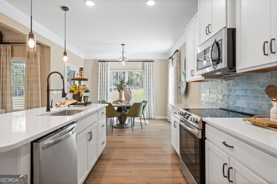 Furnished interior view inside a new home in Maddox Station, Eatonton (Image 16).