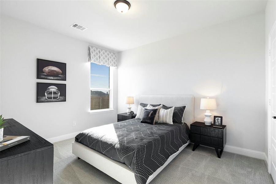 Furnished interior view inside a new home in Kentsdale Farms, DeSoto (Image 18). Furnished interior view inside a new home in Kentsdale Farms, DeSoto (Image 18).