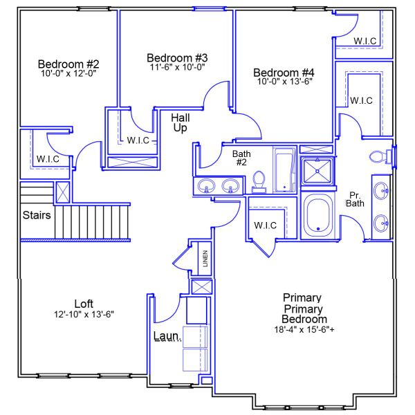 2D floor plan layout of this home in Ellington, Elgin, SC (Image 3).