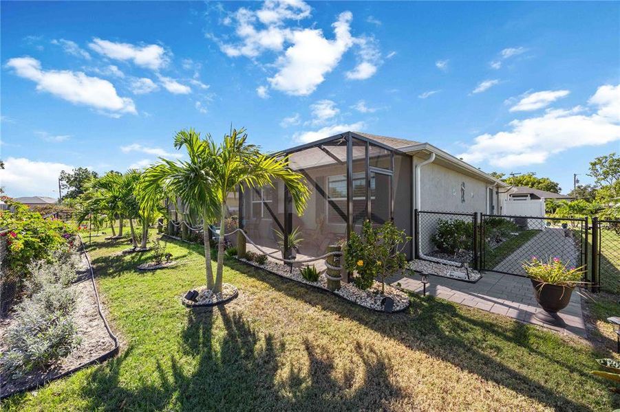 Exterior details and patio area of a home in Burnt Store Village, Punta Gorda (Image 25).