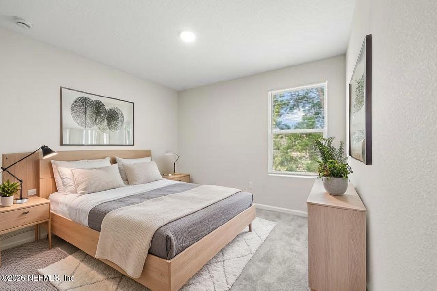 Furnished interior view inside a new home in , Jacksonville (Image 17).