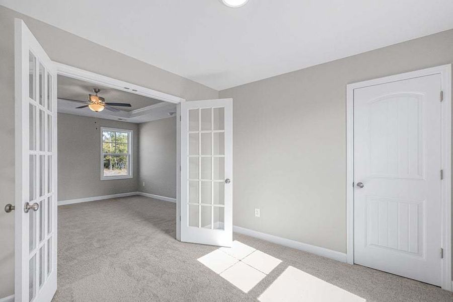 Representative unfurnished interior of a home built from the Aberdeen by Caviness & Cates Communities in Bartlett Manor, Youngsville (Image 78).