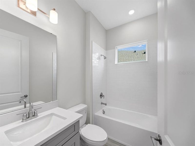 Furnished interior view inside a new home in Esplanade at Westview, Kissimmee (Image 11). Furnished interior view inside a new home in Esplanade at Westview, Kissimmee (Image 11).