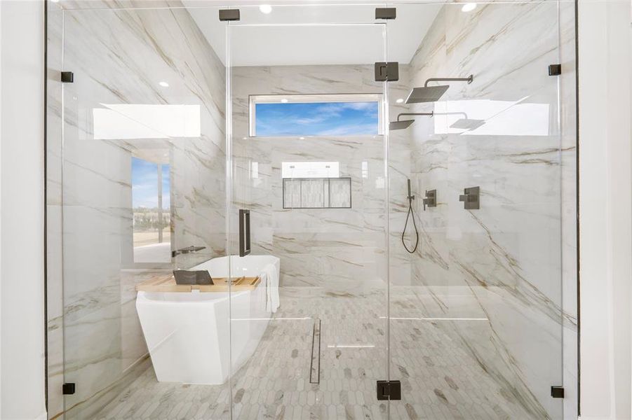 Furnished interior view inside a new home in , Heath (Image 31).