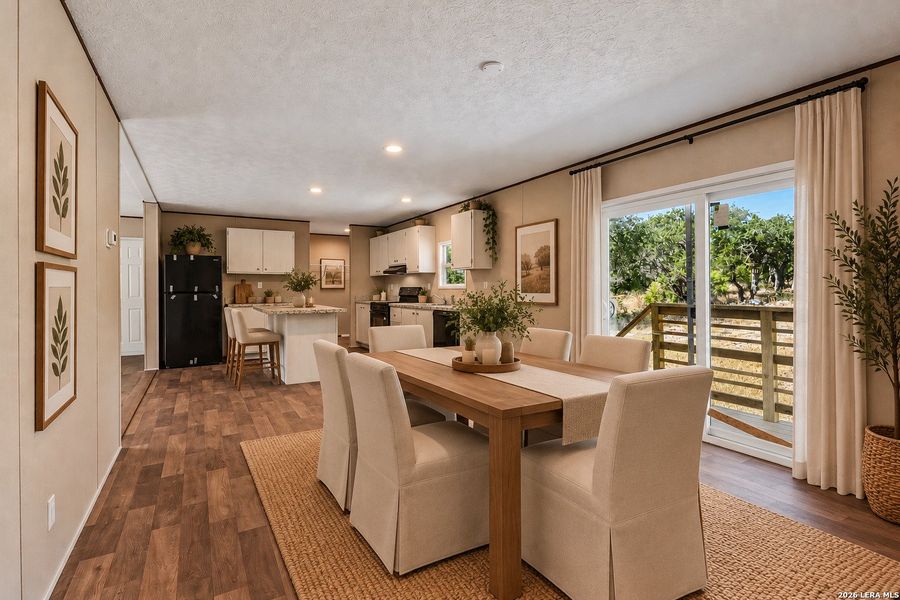 Furnished interior view inside a new home in , Hondo (Image 15).