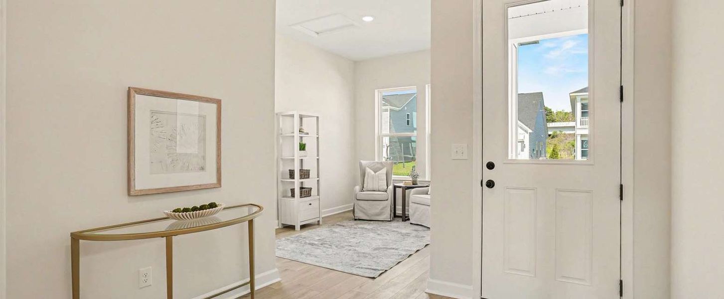 Representative furnished interior of a home built from the Sedona by Ashton Woods in Blue Heron Retreat, Little River (Image 5).