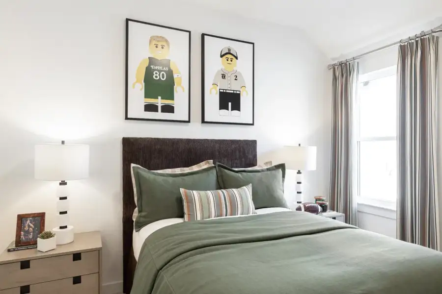 Representative Secondary Bedroom - some options shown