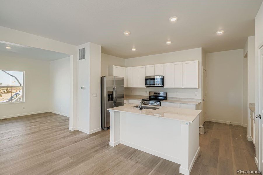 Furnished interior view inside a new home in , Thornton (Image 7). Furnished interior view inside a new home in , Thornton (Image 7).