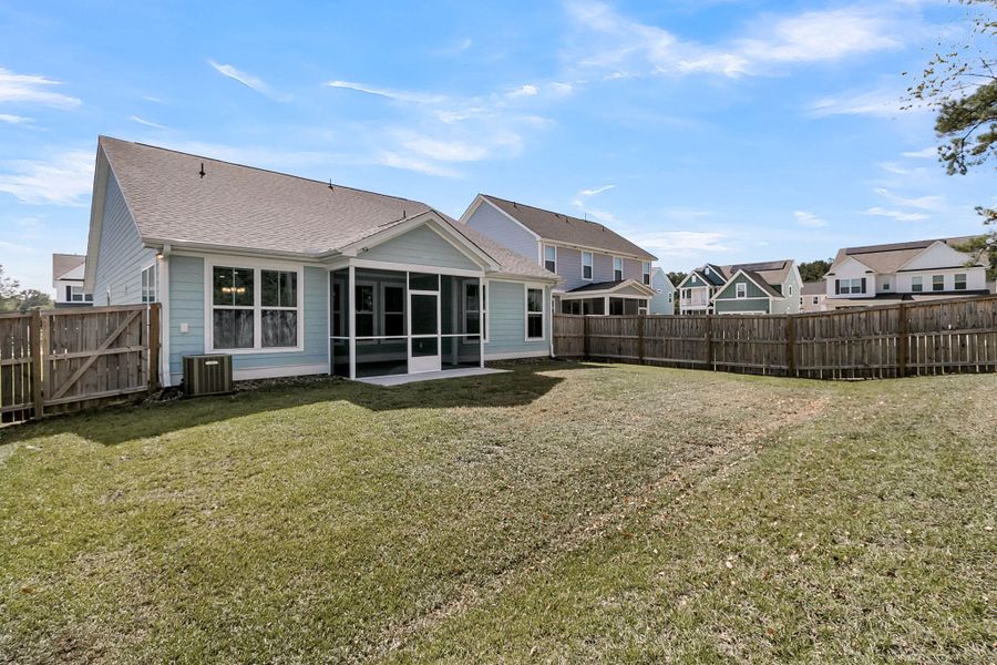 Exterior details and patio area of a home in Abbey Walk, Moncks Corner (Image 29).