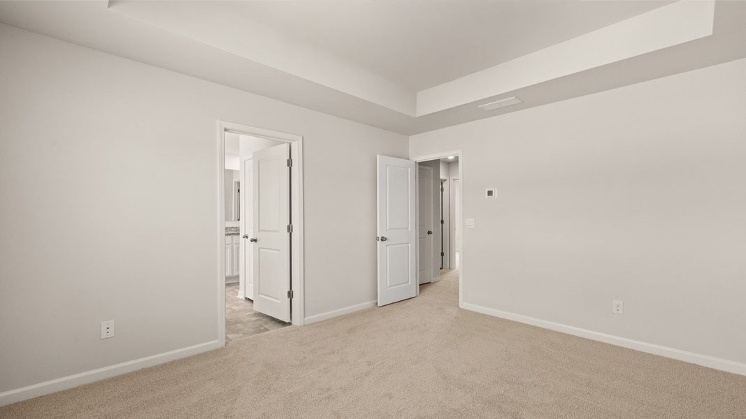 Spacious, unfurnished interior of a new home in Byrd Village, Graniteville (Image 19).