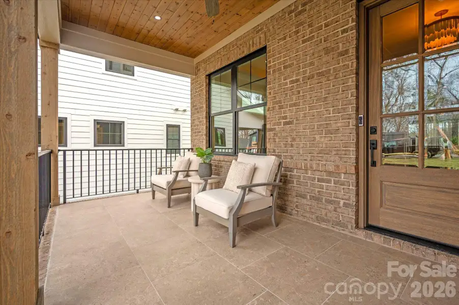 Exterior details and patio area of a home in , Charlotte (Image 3). Exterior details and patio area of a home in , Charlotte (Image 3).