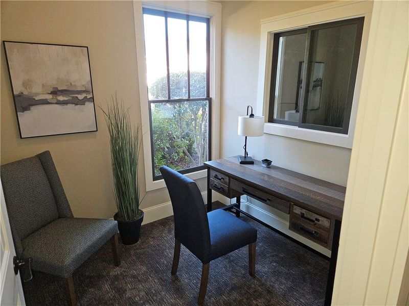 Furnished interior view inside a new home in , Dahlonega (Image 39).