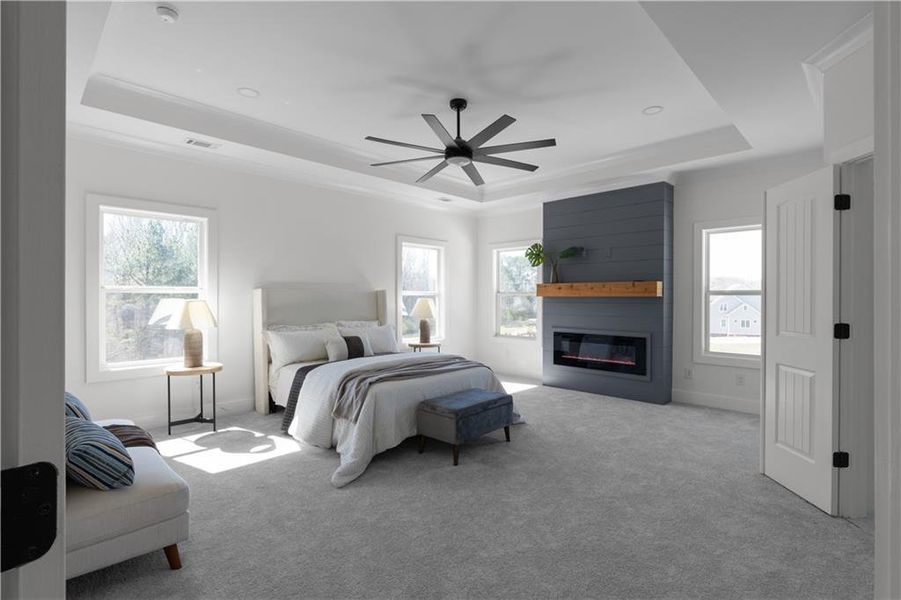 Furnished interior view inside a new home in , Social Circle (Image 48).