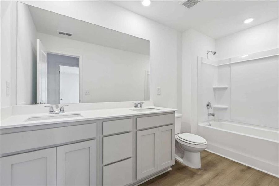 Furnished interior view inside a new home in , Locust Grove (Image 8).