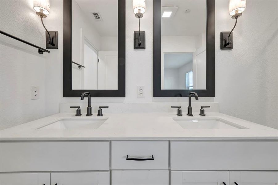 Close-up of interior finishes inside a home in Providence Commons, Providence Village (Image 14).