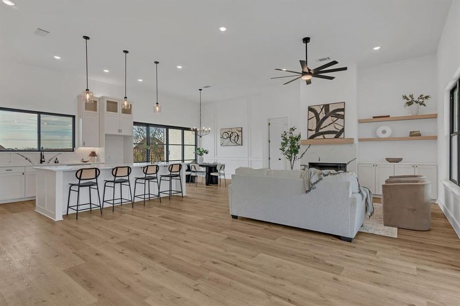 Furnished interior view inside a new home in , Joshua (Image 7).