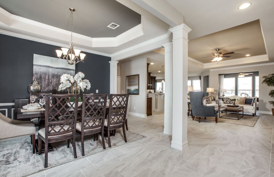 Representative furnished interior of a home built from the Napa Valley by Del Webb in Del Webb at Trinity Falls, McKinney (Image 15).