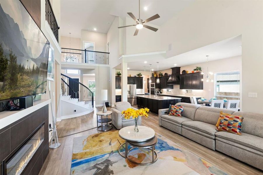 Furnished interior view inside a new home in , Cedar Hill (Image 7). Furnished interior view inside a new home in , Cedar Hill (Image 7).