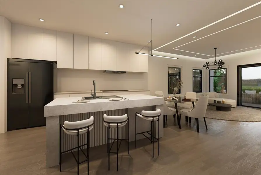 Furnished interior view inside a new home in , Houston (Image 5).