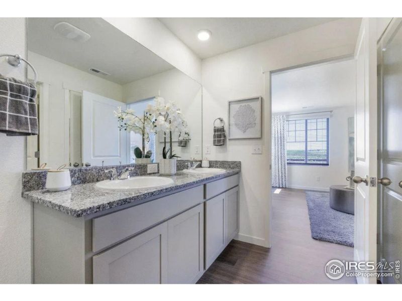 Furnished interior view inside a new home in Fossil Creek Ranch, Windsor (Image 11).