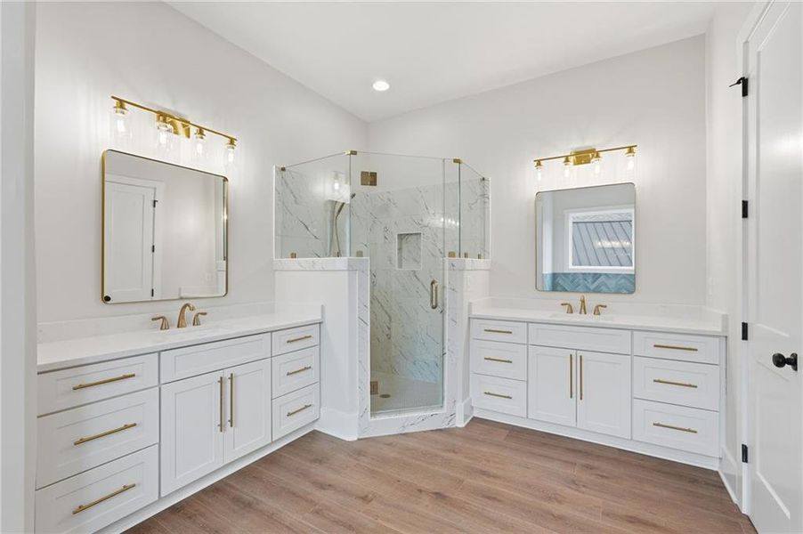 Furnished interior view inside a new home in , Dawsonville (Image 34).