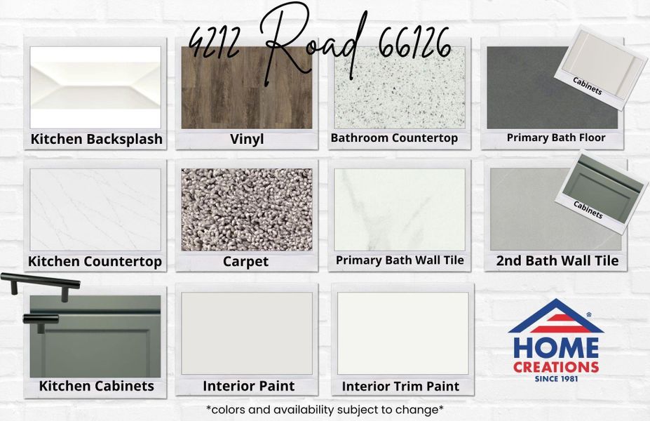 Sample of building materials used in homes in Encino Estates, Dayton (Image 15).