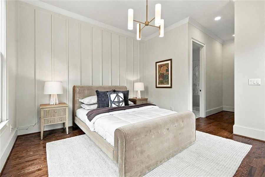 Furnished interior view inside a new home in , Smyrna (Image 59).