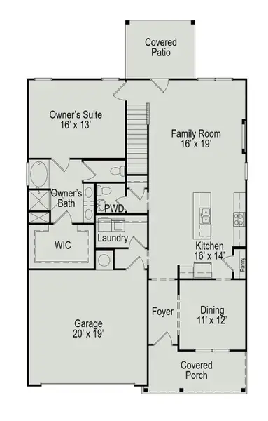 2D floor plan layout of this home in Foxtail Palms, Manvel, TX (Image 2). 2D floor plan layout of this home in Foxtail Palms, Manvel, TX (Image 2).