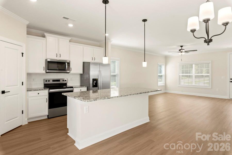 Furnished interior view inside a new home in Colonial Crossing, Troutman (Image 6).
