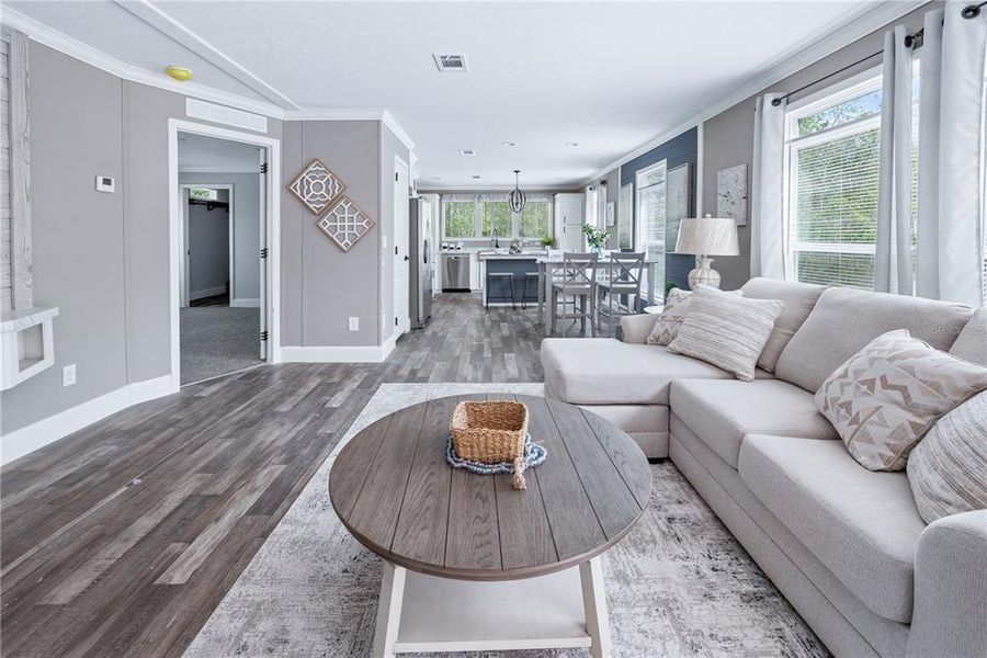 Furnished interior view inside a new home in , Starke (Image 6).