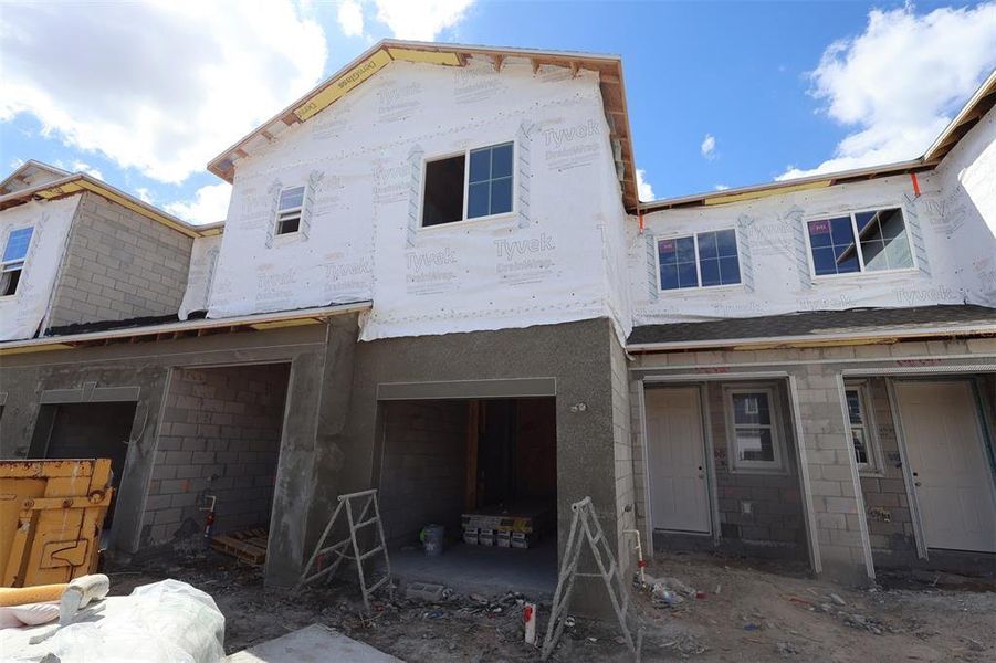 In-progress construction of a new home in Tyson Ranch, Orlando, FL (Image 14).