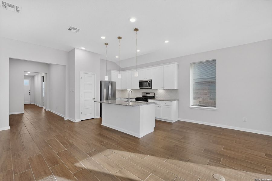 Furnished interior view inside a new home in Bricewood, San Antonio (Image 11). Furnished interior view inside a new home in Bricewood, San Antonio (Image 11).