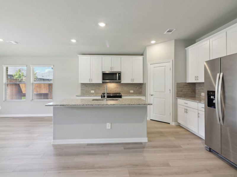 The Preston floorplan with the Sleek interior package.